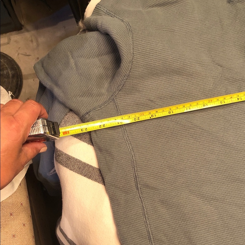 Men's Long-Sleeve Henley Sweater - Sage Green - Picture 10 of 11
